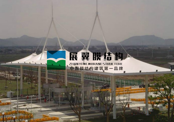 河北膜結構收費站大棚工程