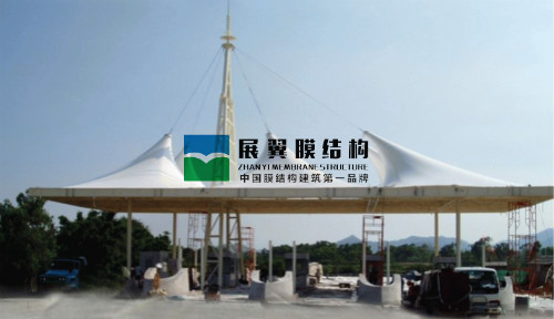 河北膜結構收費站大棚工程